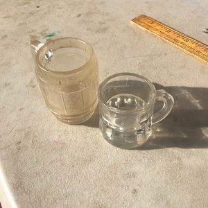 Vintage shot glasses